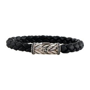DAVID YURMAN Diamond Chevron Rubber Bracelet